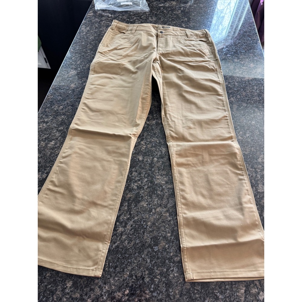 Carhartt Womens Rugged Professional Loose Fit Canvas Work‎ Pant Tan BN3109-W 16R